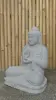 Product image 2 of the product “Seated Buddha made of Riverstone in Dharmachakra position - gesture of wheel of the teaching of Dharma. About 61cm height. ”